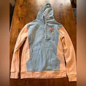 Pink and blue Santa Cruz sweatshirt
